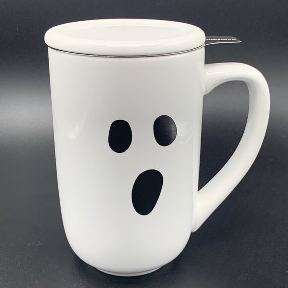 Davids Tea Nordic Mug with Lid & Infuser – Halloween 2024 Boo Edition Tea 16oz - Picture 5 of 16